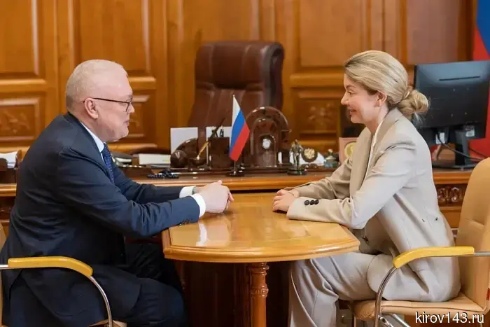 Александр Соколов встретился с представителем Общественной палаты России Дарьей Кислицыной