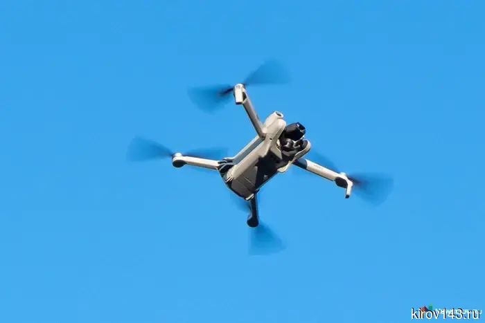 The drone found a dump and thickets in the Kirov region.