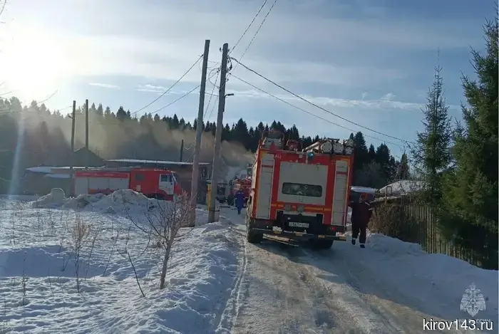 В Кирсе за 24 часа случилось два пожара.