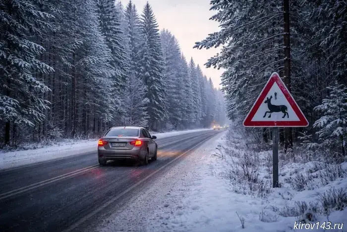 In November, drivers in Kirov hit seven moose and a wild boar.