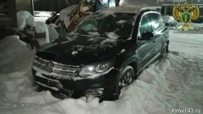 A drunk driver in Kirov was left without a car.