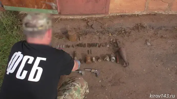 An arsenal of weapons from the Great Patriotic War was seized in Kirov.