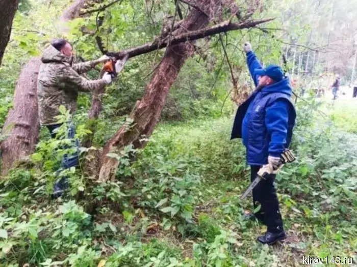 В Кирове начались субботники в рамках подготовки к празднованию Дня города.