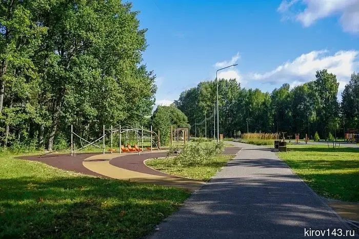 Современный парк появился в Котельниче на месте пустыря