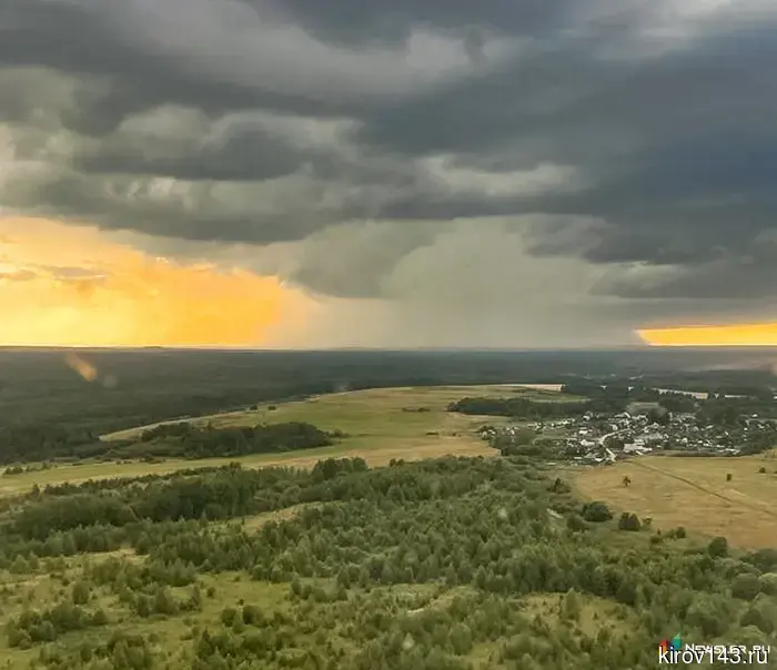 On June 13, a thunderstorm will roar in Kirov.
