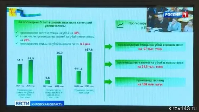 В правительстве Кировской области прошло совещание о производительности труда и развитии животноводства