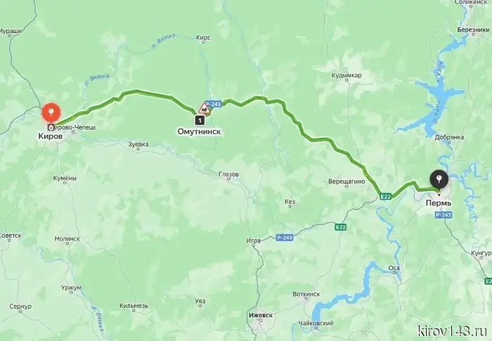 В середине апреля запустят автобусное сообщение по маршруту № 10474 Киров — Пермь