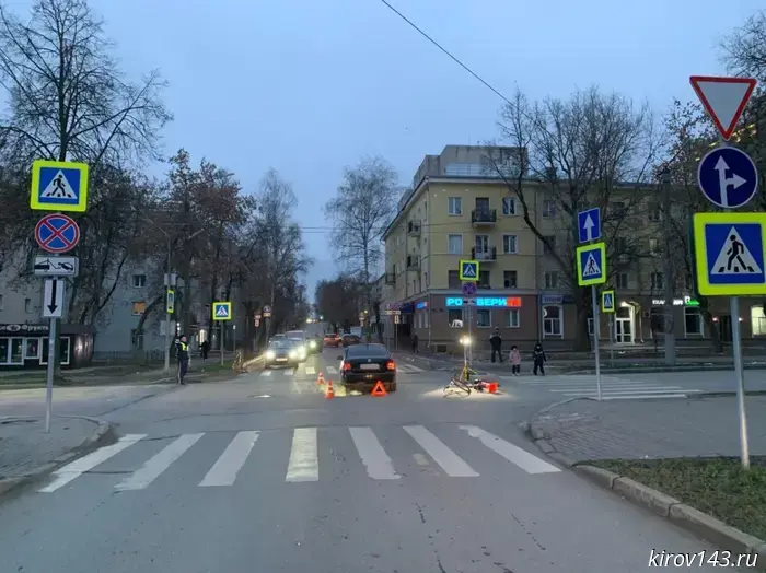 On Truda Street, the driver of a Volkswagen Polo hit a cyclist.