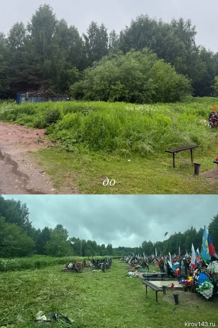 Oleg Shvetsov supported the cleanup event at the Alley of Glory in Novo-Makar.