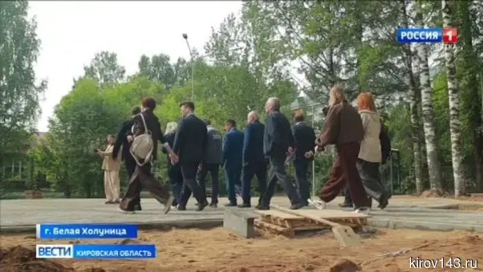 В районах Кировской области благоустраивают общественные пространства