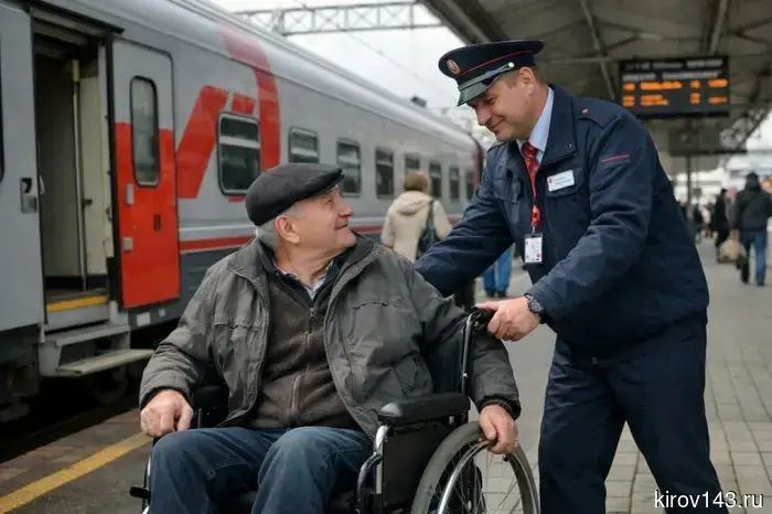 Almost 4,000 disabled individuals received assistance at the GZhD train stations.
