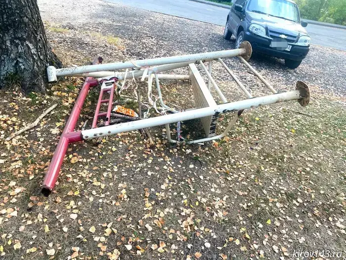 There was a video of a child being injured on a playground