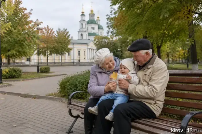 В Кировской области планируется introduction выплат для бабушек и дедушек.