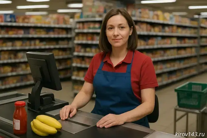 The average Russian: a 41-year-old woman working in retail.