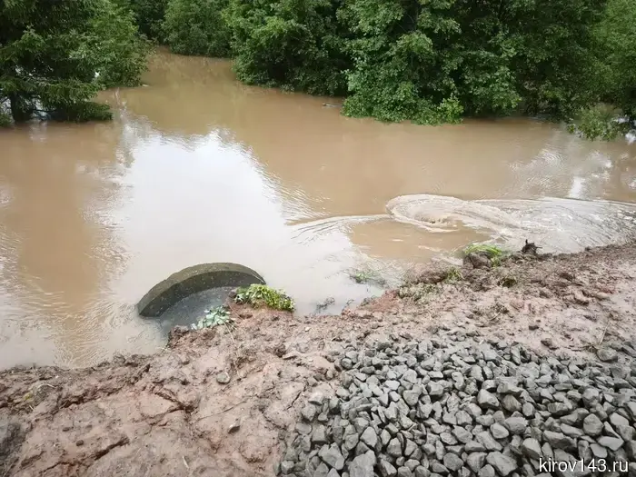 В Кировской области вода начала снижаться.