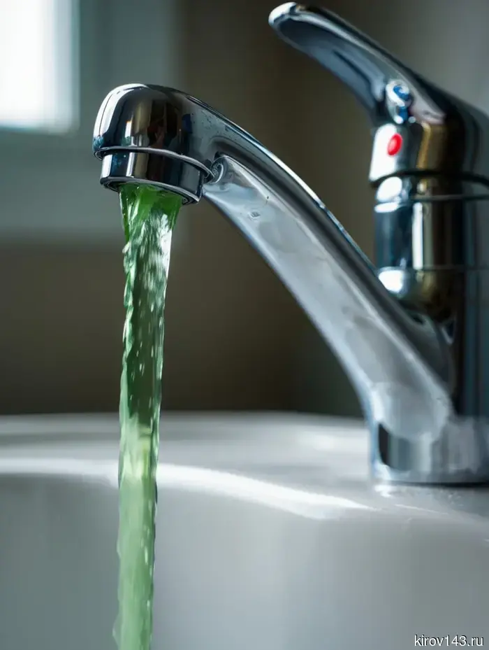 Green water may flow from the taps in Kirov.