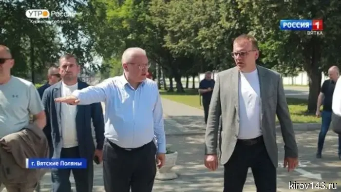 Александр Соколов с рабочим визитом посетил Вятскополянский район