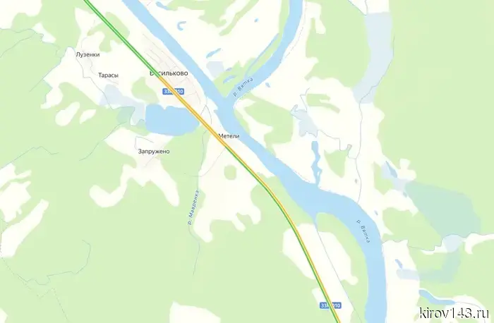 On the bypass "Sovetsk - Kotelnich," a heavy truck went off the bridge: traffic is closed.