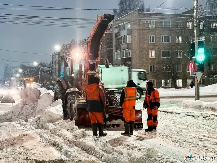 Snow will be removed from 14 sites in Kirov.