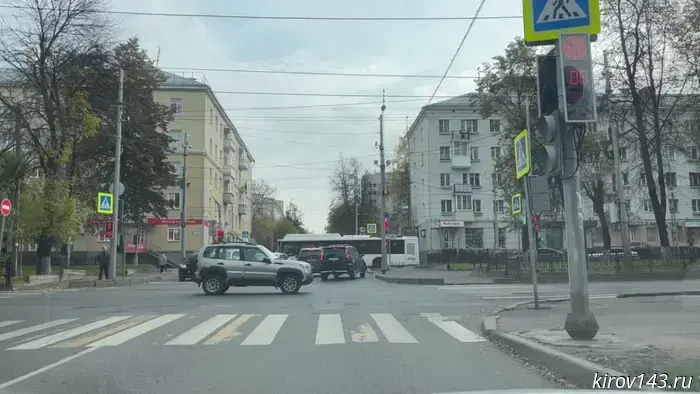 Traffic congestion in Kirov on Tuesday — 3 points.