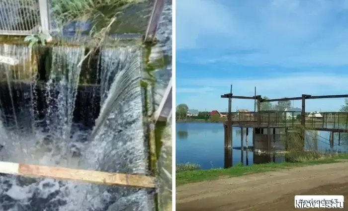 The hydraulic structure of the Stolbovsky pond is being prepared for major repairs.