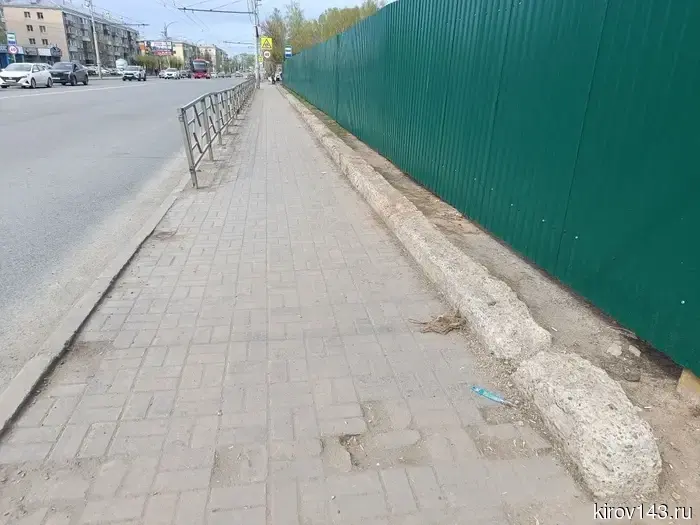 В Кирове проведут благоустройство всей территории возле Аллеи Славы.