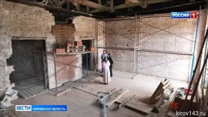 В Преображенском монастыре стартовал ремонт северо-западного корпуса, включая церковь.
