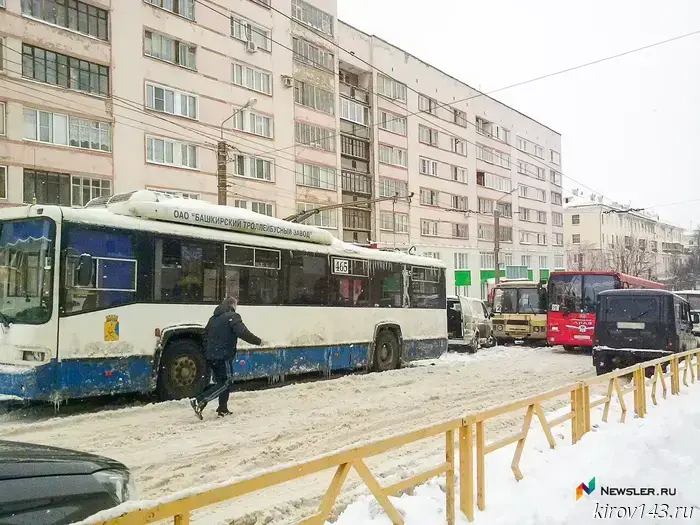 A snow apocalypse is forecast in Kirov in April.