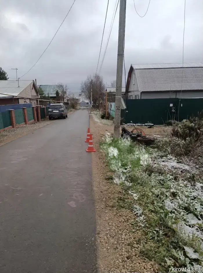 В Нововятске подросток на мотоцикле столкнулся с фонарем и скончался.