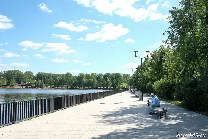 A new embankment with recreation and sports areas will appear in Belaya Holunitsa.