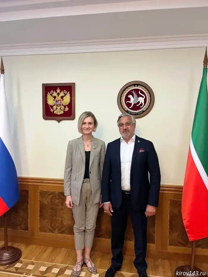 Бутина провела обсуждение вопросов сотрудничества с заместителем премьер-министра Татарстана.