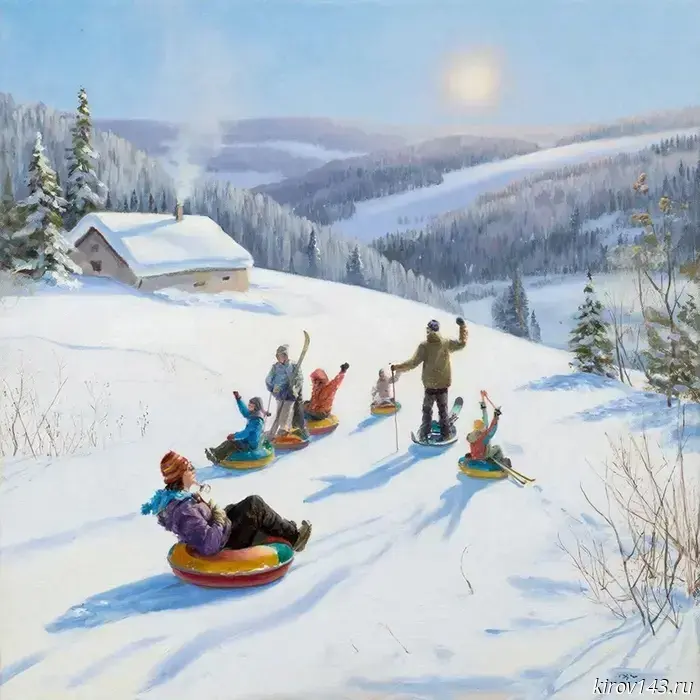 Кировчанам напоминают о мерах предосторожности при катании на тюбингах.