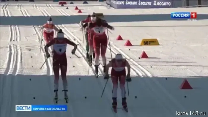 В Кировской области проходит чемпионат России по лыжным гонкам.