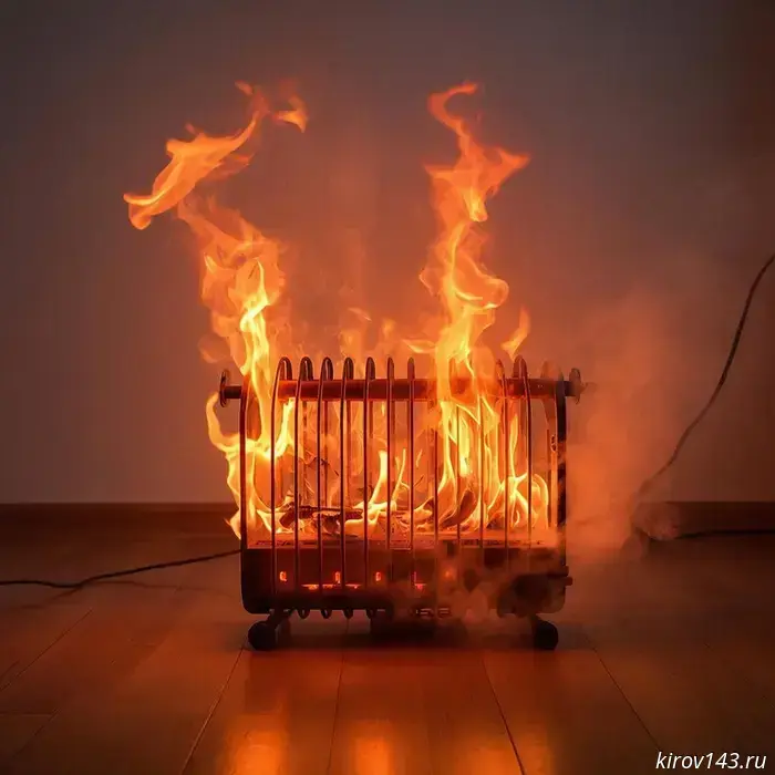 В Кировскую область наступили морозы. Жителям напоминают о мерах пожарной безопасности.