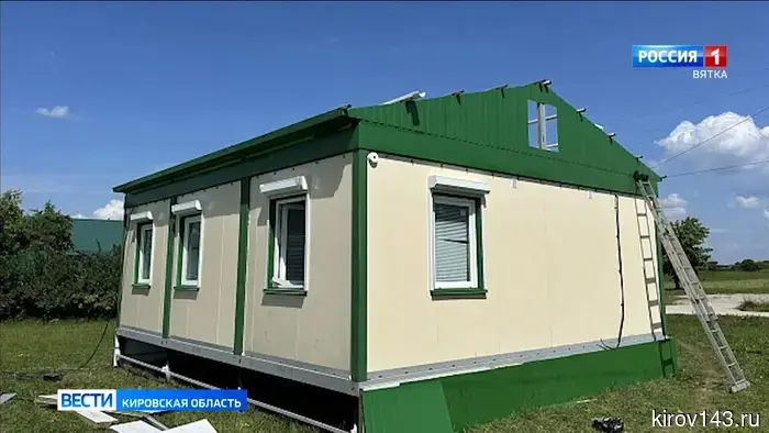 В Уржумском и Лебяжском районах по нацпроекту возводятся новые ФАПы