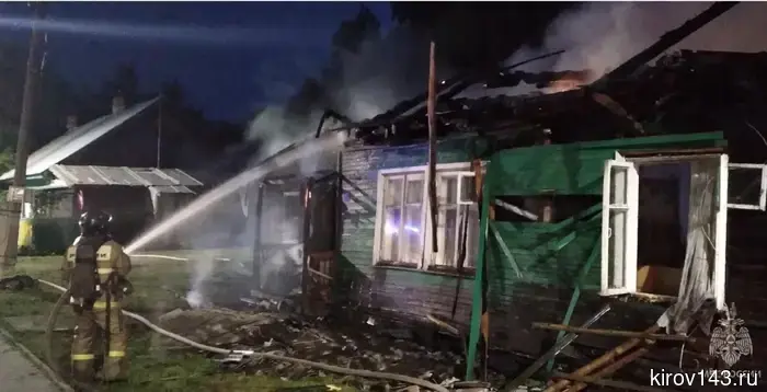 In the Kirov region, ten fires occurred in a day.