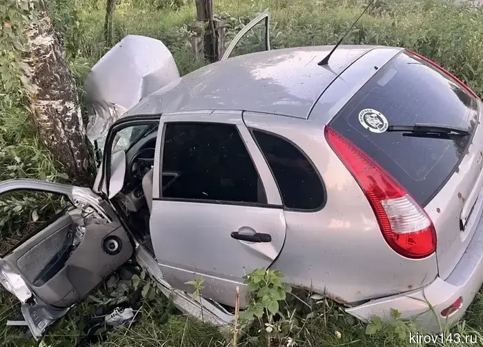 In the Shabalinsky district, a driver without a license crashed into a tree.