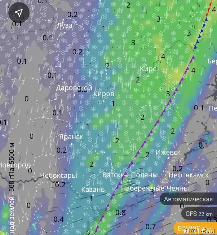 Снег может снова появиться в Кировской области после 7 апреля.