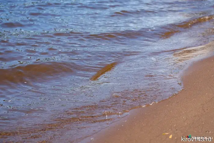 The water level in the Vyatka River has decreased in Kirov.