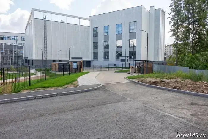 The grounds at the new school in Sheveli are being developed.
