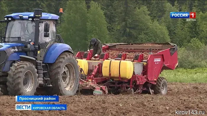 В Кировской области завершается посадка картофеля