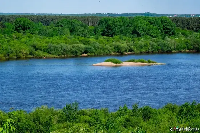 They are planning to deepen the Vyatka River at Green Embankment.