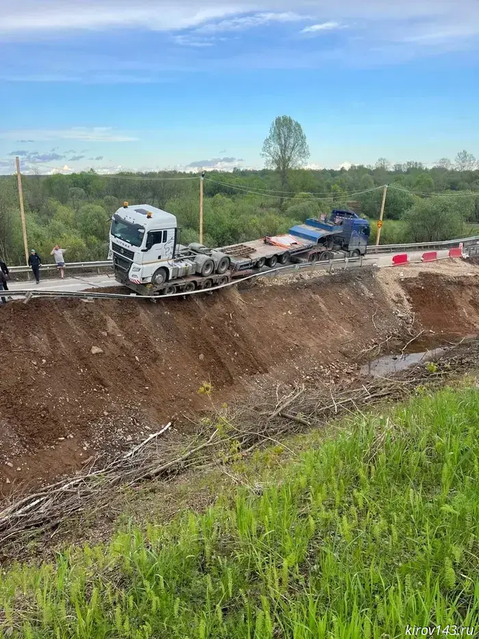 Traffic on the Kokshaga bridge was restored in Vasilkovo