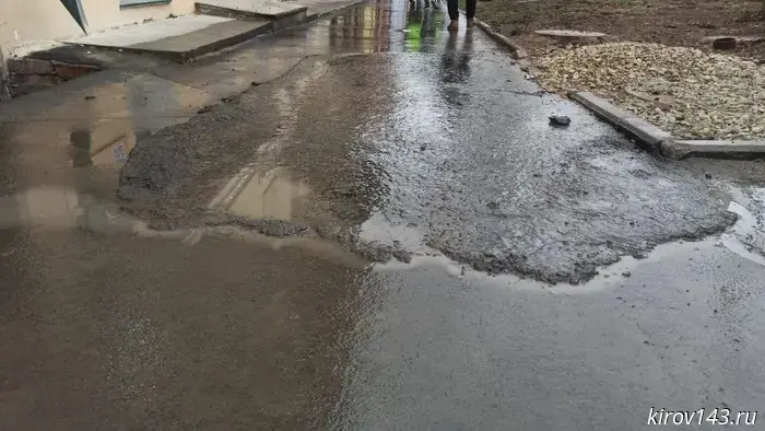 Warranty inspection of roads and sidewalks started in Kirov