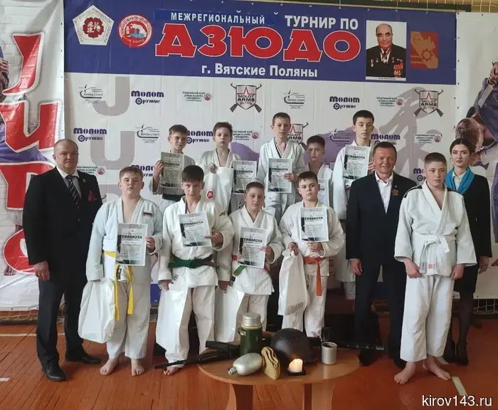 В Вятских Полянах состоялся турнир по дзюдо, посвященный памяти Федора Трещева.