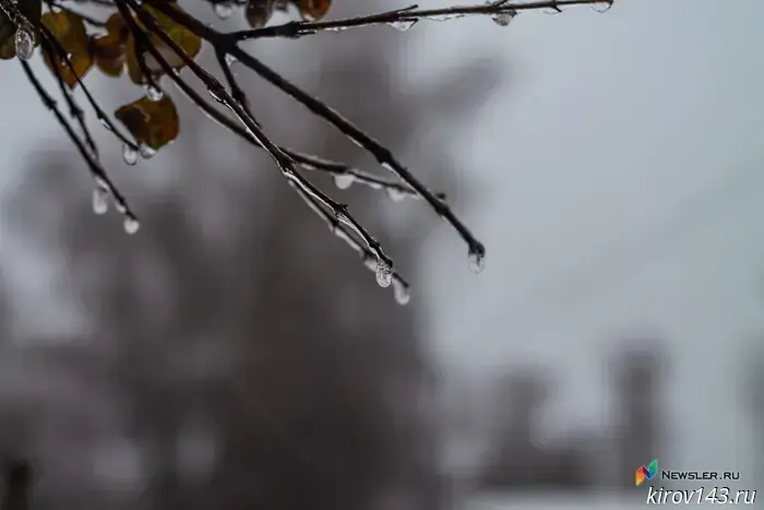 In Kirov, winds will pick up over the weekend and black ice may return.