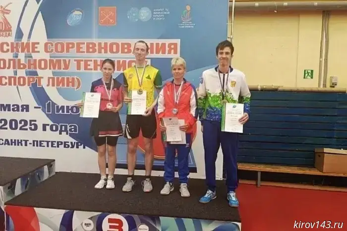 Kirov tennis player wins bronze at All-Russian competitions