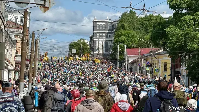 The Velikoretsky procession began in Kirov