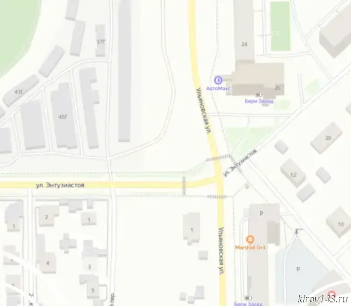 Left turns have been banned at the intersection of Entuziastov and Ulyanovskaya.