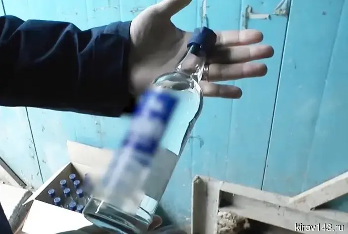In Tuja, a pensioner was illegally selling alcohol.